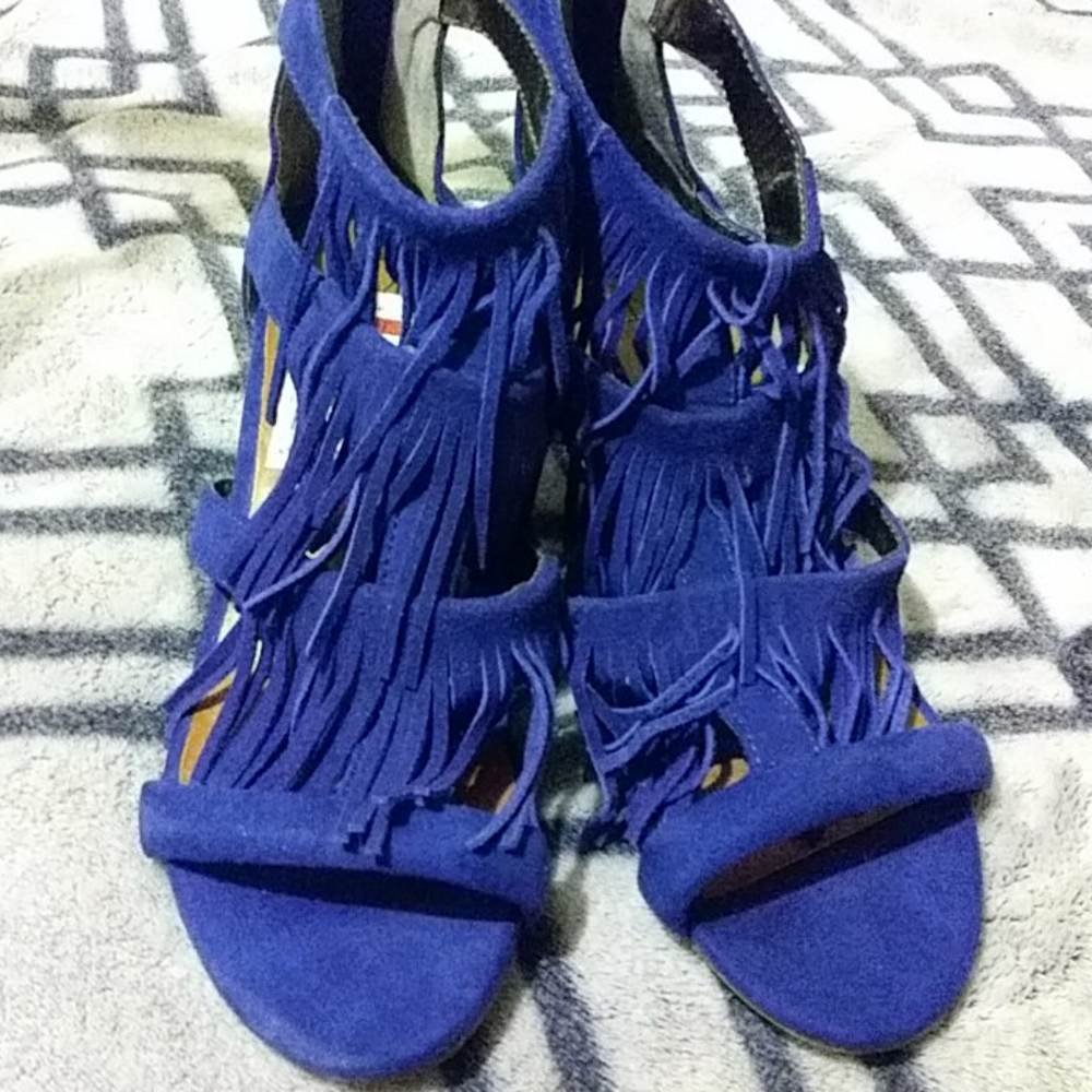 Wedge mocassin sandal